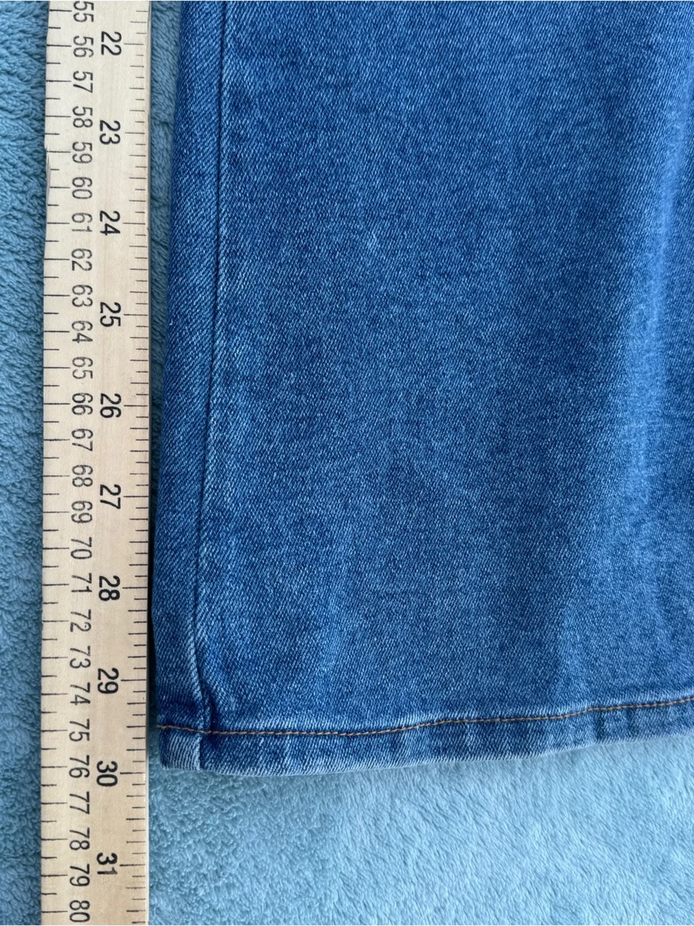 French Laundry Blue Lace-Up Stretch Flare Jeans size 9